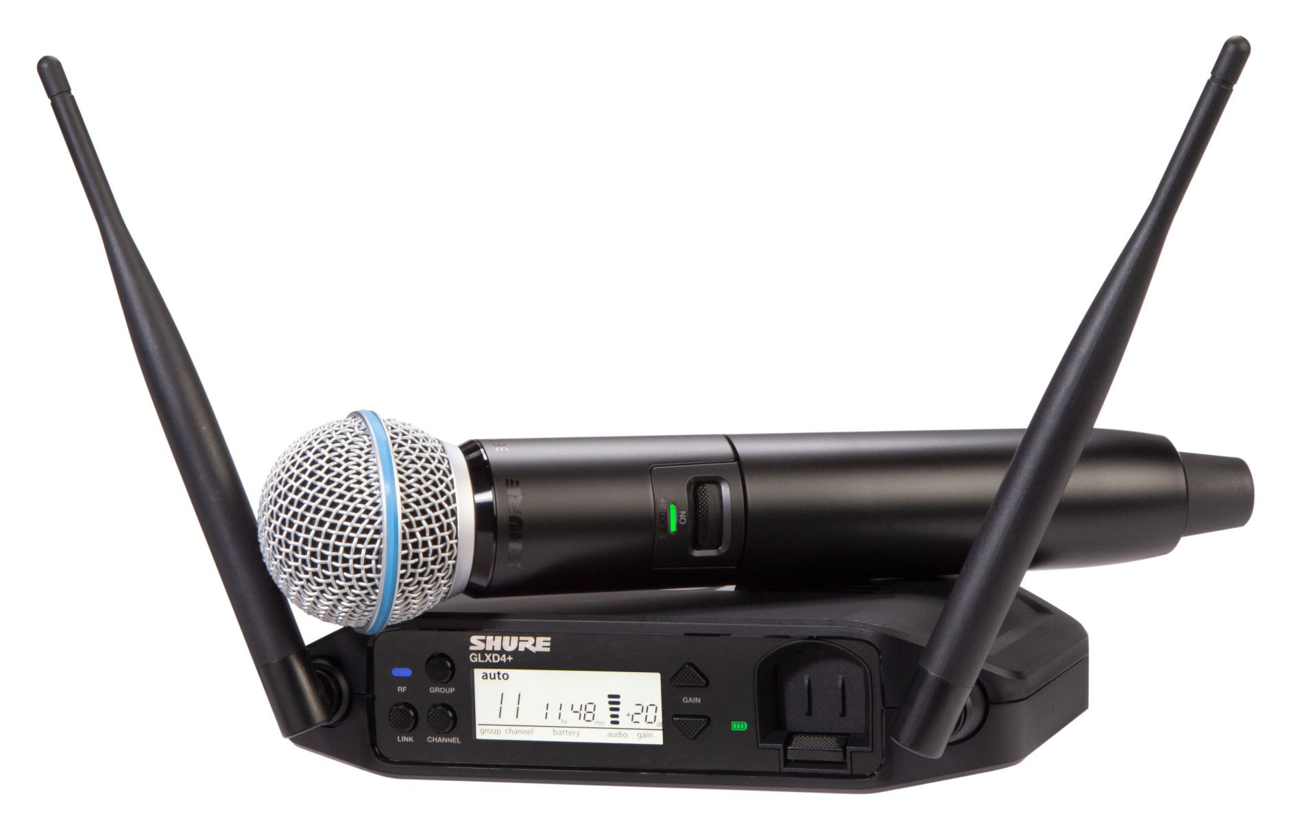 Hlavní obrázek S ručním mikrofonem SHURE GLXD24+/B58