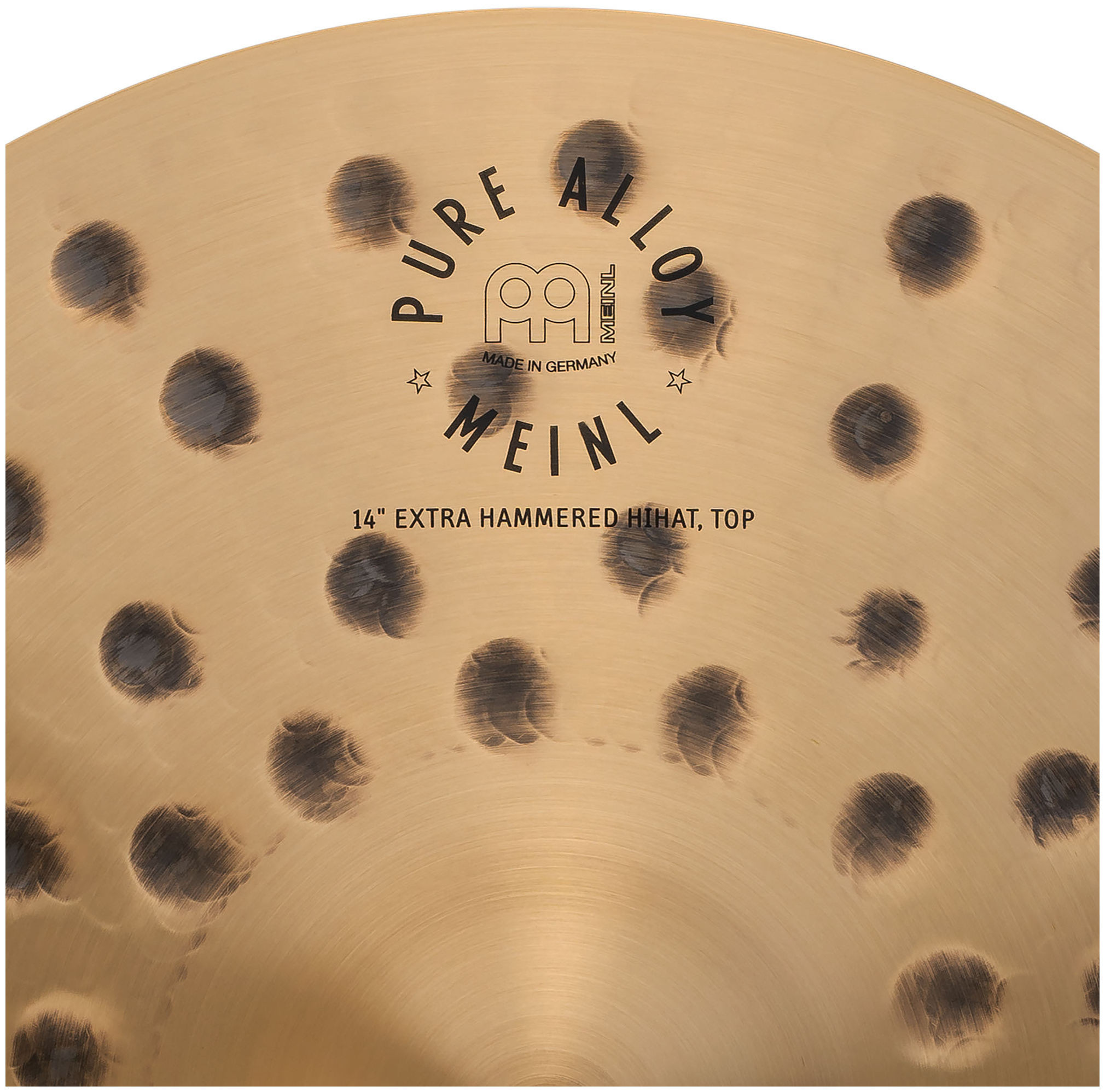 Galerijní obrázek č.5 14" MEINL Cymbals Pure Alloy Extra Hammered Hihat - 14”