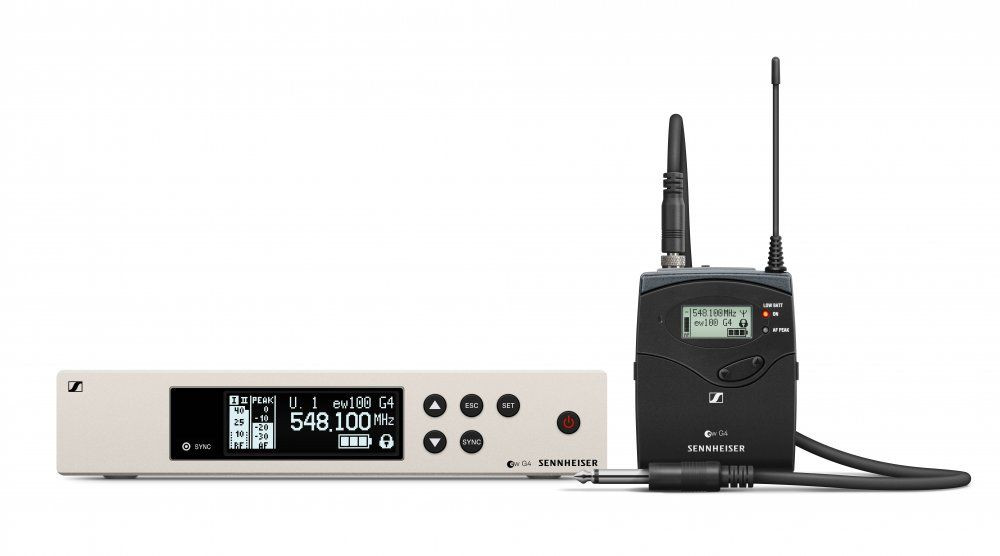Hlavní obrázek Bezdrátové nástrojové systémy pro kytary a baskytary SENNHEISER ew100-G4 Ci