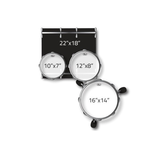 Galerijní obrázek č.6 22“; 10“, 12“; 16“ PEARL MRV924XEP/C839 Masters Maple Reserve - Red Burst Triband