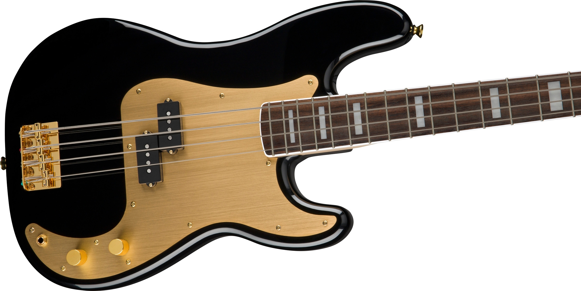 Galerijní obrázek č.3 PB modely FENDER SQUIER 40th Anniversary Precision Bass Gold Edition - Black