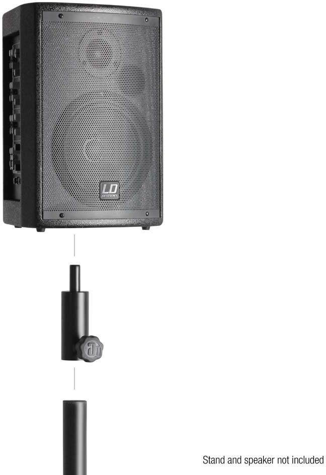 Galerijní obrázek č.2 Adaptéry a nástavce pro reproduktorové stojany LD SYSTEMS STINGER MIX 6 G2 SET 1