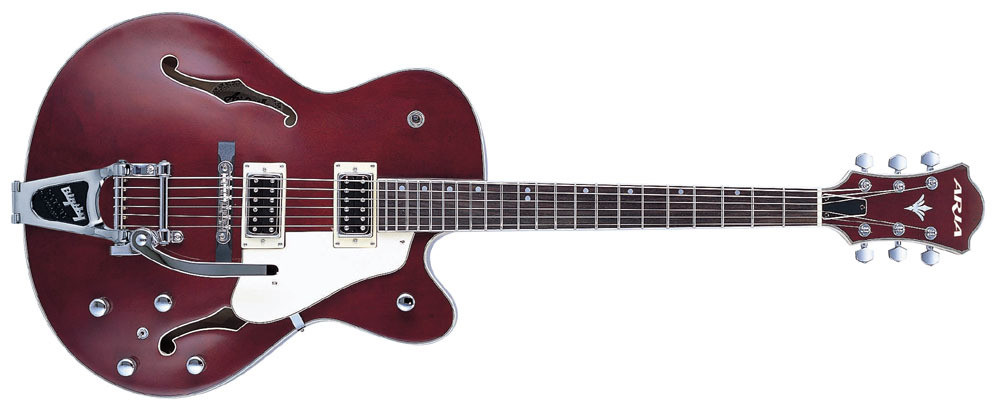 Hlavní obrázek Semiakustické a jazzové ARIA FA80 Wine Red