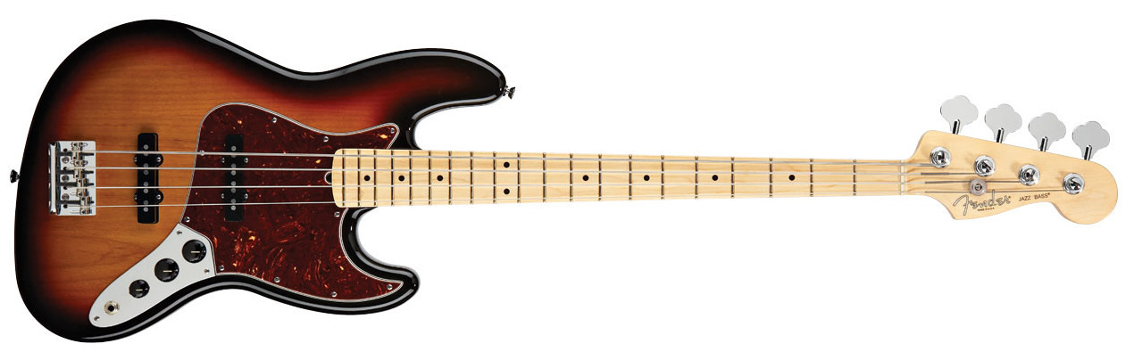 Hlavní obrázek JB modely FENDER American Standard Jazz Bass®, Maple Fingerboard, 3-Color Sunburst