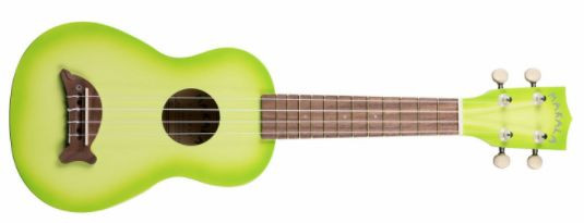 Hlavní obrázek Akustické kytary a ostatní KALA Makala MK-SD Dolphin Soprano Ukulele Green Apple Burst