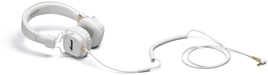 Galerijní obrázek č.1 Na uši (s kabelem) MARSHALL Major MK2-White