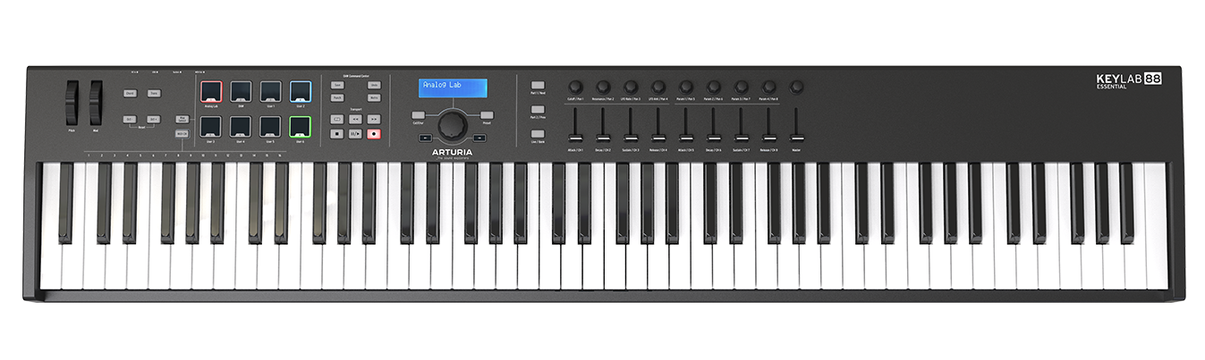 Hlavní obrázek MIDI keyboardy ARTURIA Keylab Essential 88 Black Edition