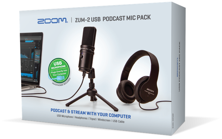 Galerijní obrázek č.5 USB mikrofony ZOOM ZUM-2 Podcast Mic Pack