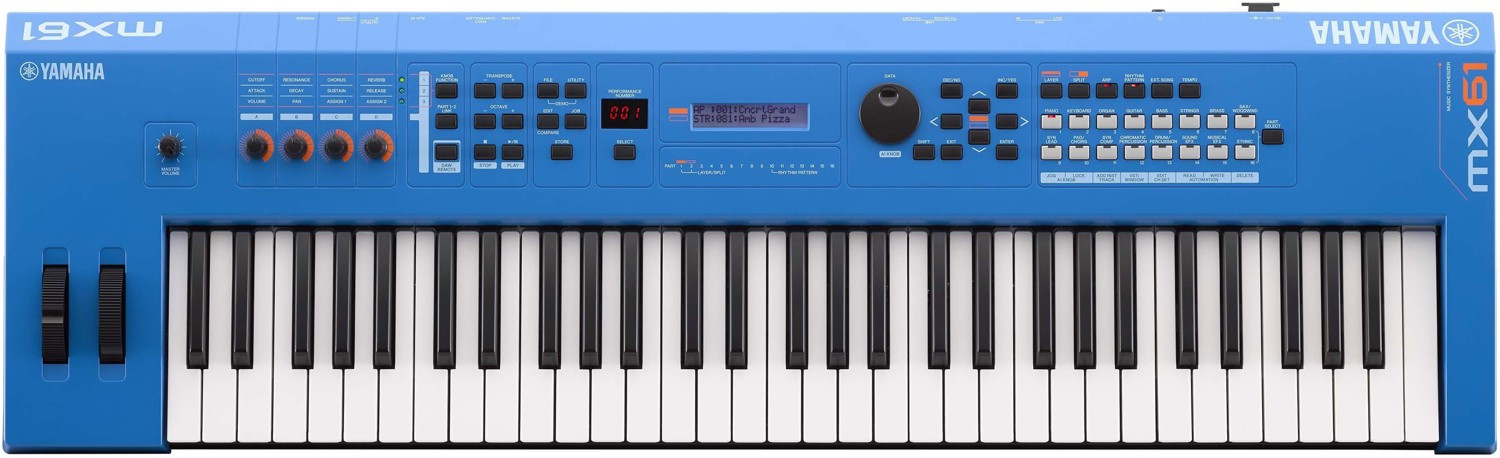 Hlavní obrázek Syntezátory, varhany, virtuální nástroje YAMAHA MX61 BU Version 2