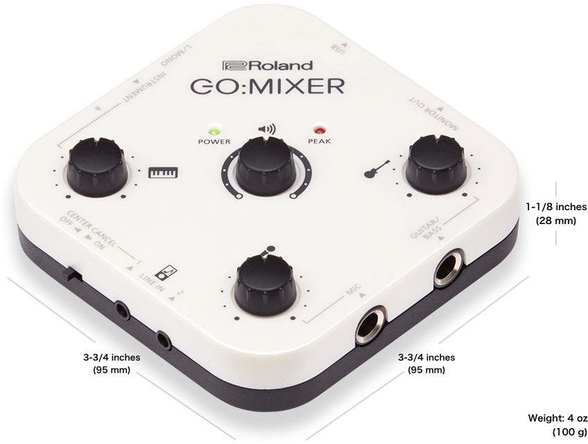 Galerijní obrázek č.6 USB zvukové karty ROLAND GO:MIXER