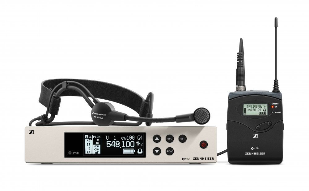Hlavní obrázek S hlavovým mikrofonem SENNHEISER ew100-G4 ME3