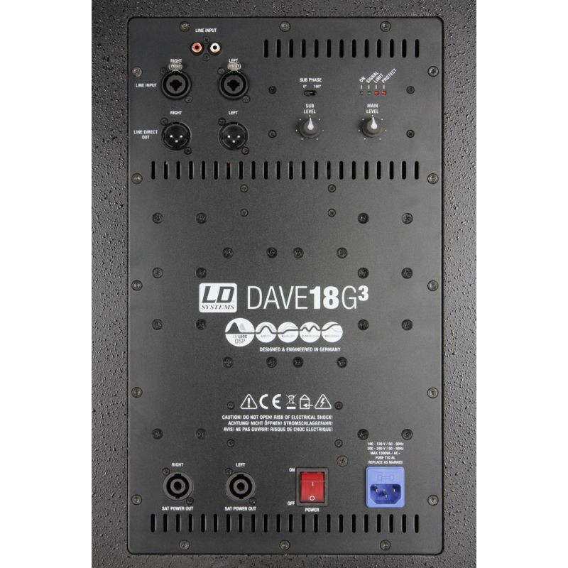 Galerijní obrázek č.4 Aktivní reproboxy LD SYSTEMS DAVE G3 Series - Compact 18