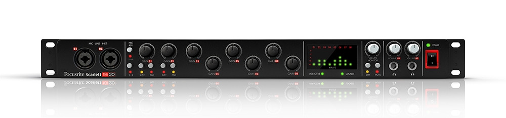 Galerijní obrázek č.1 USB zvukové karty FOCUSRITE Scarlett 18i20