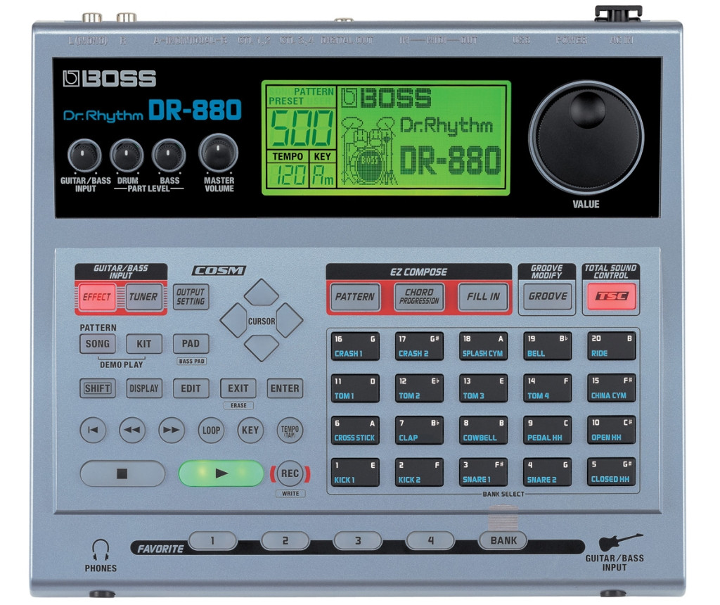 Galerijní obrázek č.2 Bicí automaty BOSS DR-880