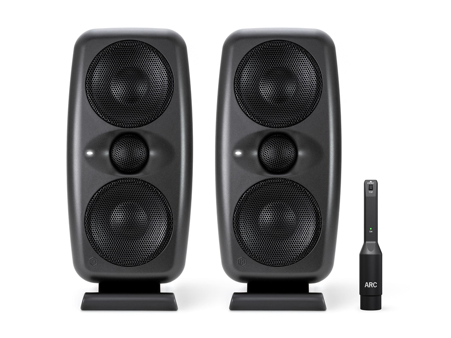 Galerijní obrázek č.1 Aktivní monitory s DSP korekcí akustiky IK MULTIMEDIA iLoud MTM mkII (Pair Black)