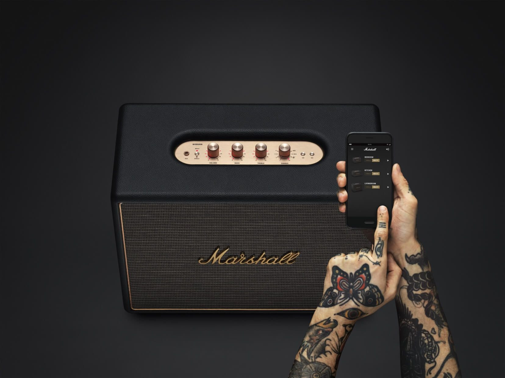 Galerijní obrázek č.3 Nepřenosné (na doma) MARSHALL WOBURN MULTI ROOM (krémová)