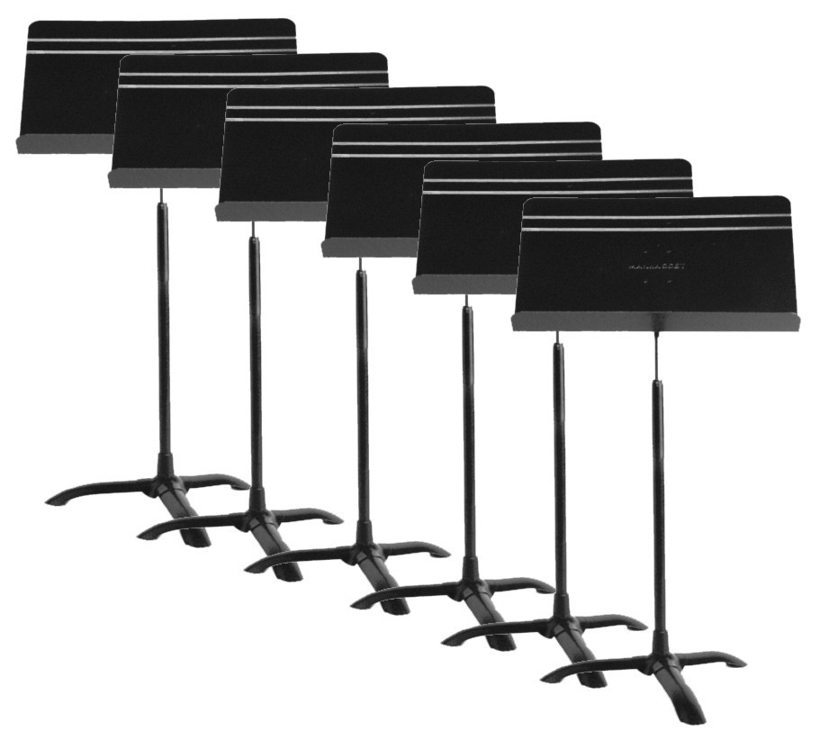 Hlavní obrázek Notové stojany MANHASSET Model 4806 Symphony Stand Black Box of 6