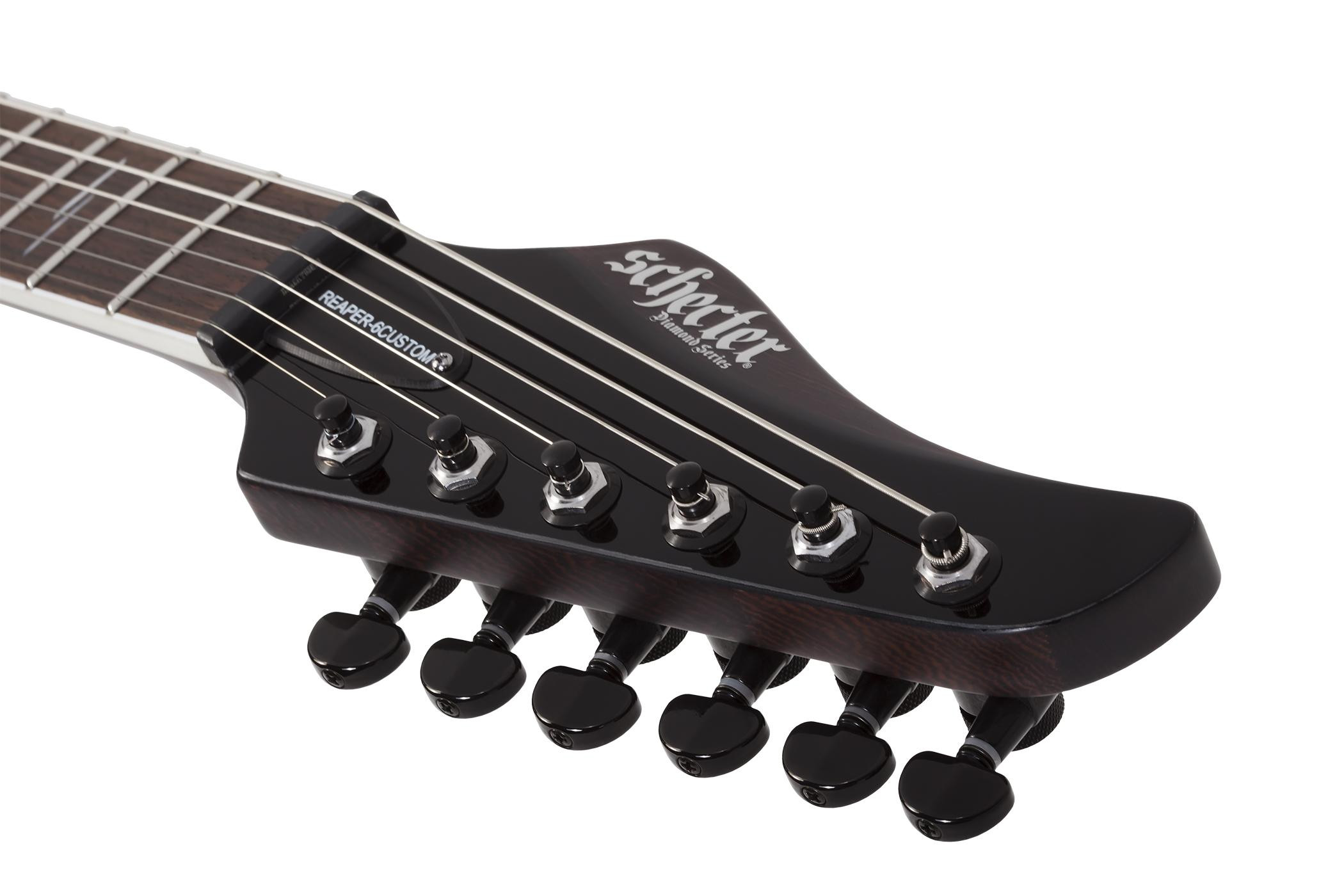 Galerijní obrázek č.12 Superstrat SCHECTER Reaper-6 Custom - Gloss Black