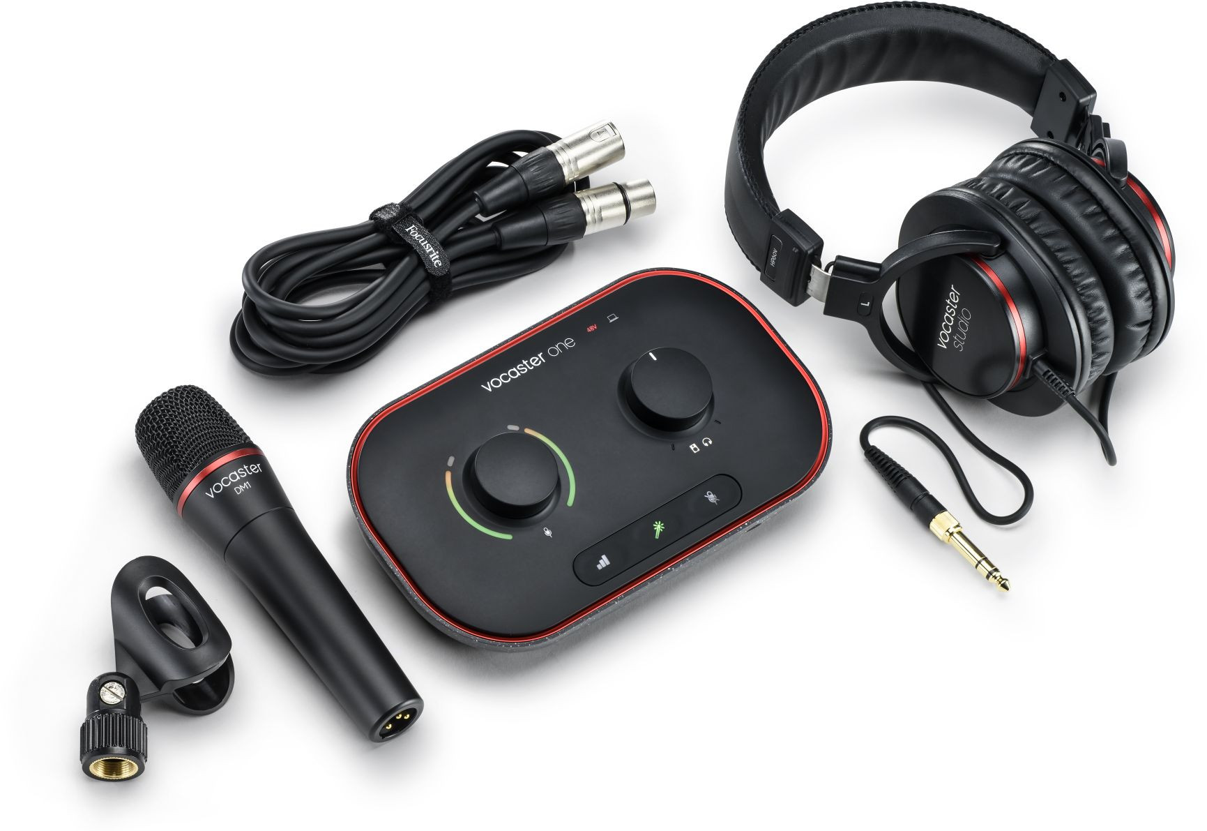 Hlavní obrázek Mikrofony pro rozhlasové vysílání FOCUSRITE Vocaster One Studio