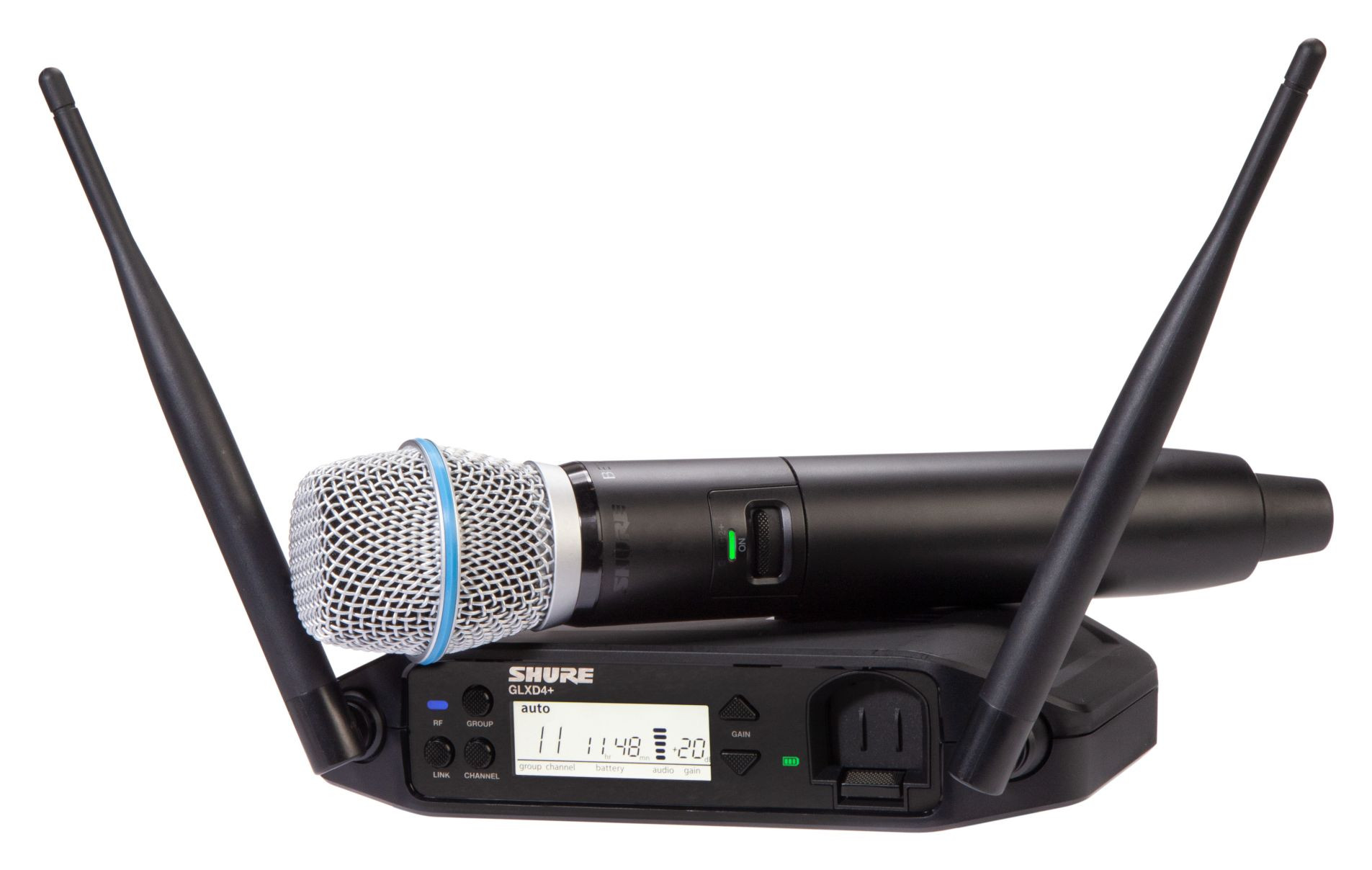 Hlavní obrázek S ručním mikrofonem SHURE GLXD24+/B87A
