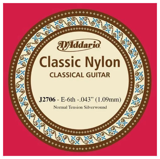Hlavní obrázek Ostatní struny pro klasickou kytaru D'ADDARIO J2706