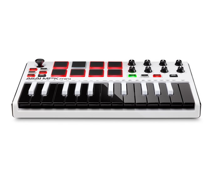 Galerijní obrázek č.3 MIDI keyboardy AKAI MPK mini MKII White Ltd.Edition