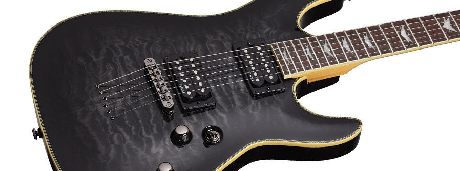 Galerijní obrázek č.1 Superstrat SCHECTER Omen Extreme 6 Transparent Black