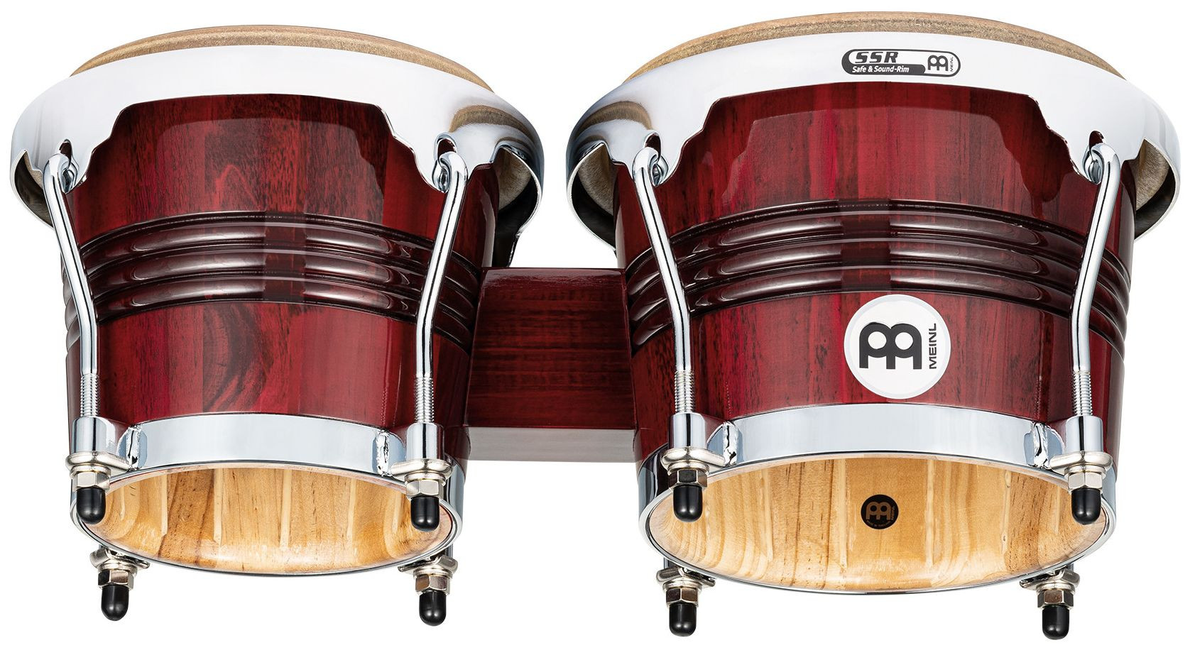 Galerijní obrázek č.2 Bonga MEINL WB200WRP-CH Marathon Exclusive Serie Bongo 6 3/4” Macho & 8” Hembra -  Wine Red