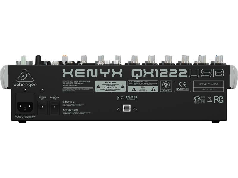 Galerijní obrázek č.1 Mixážní pulty s efektem BEHRINGER XENYX QX1222USB