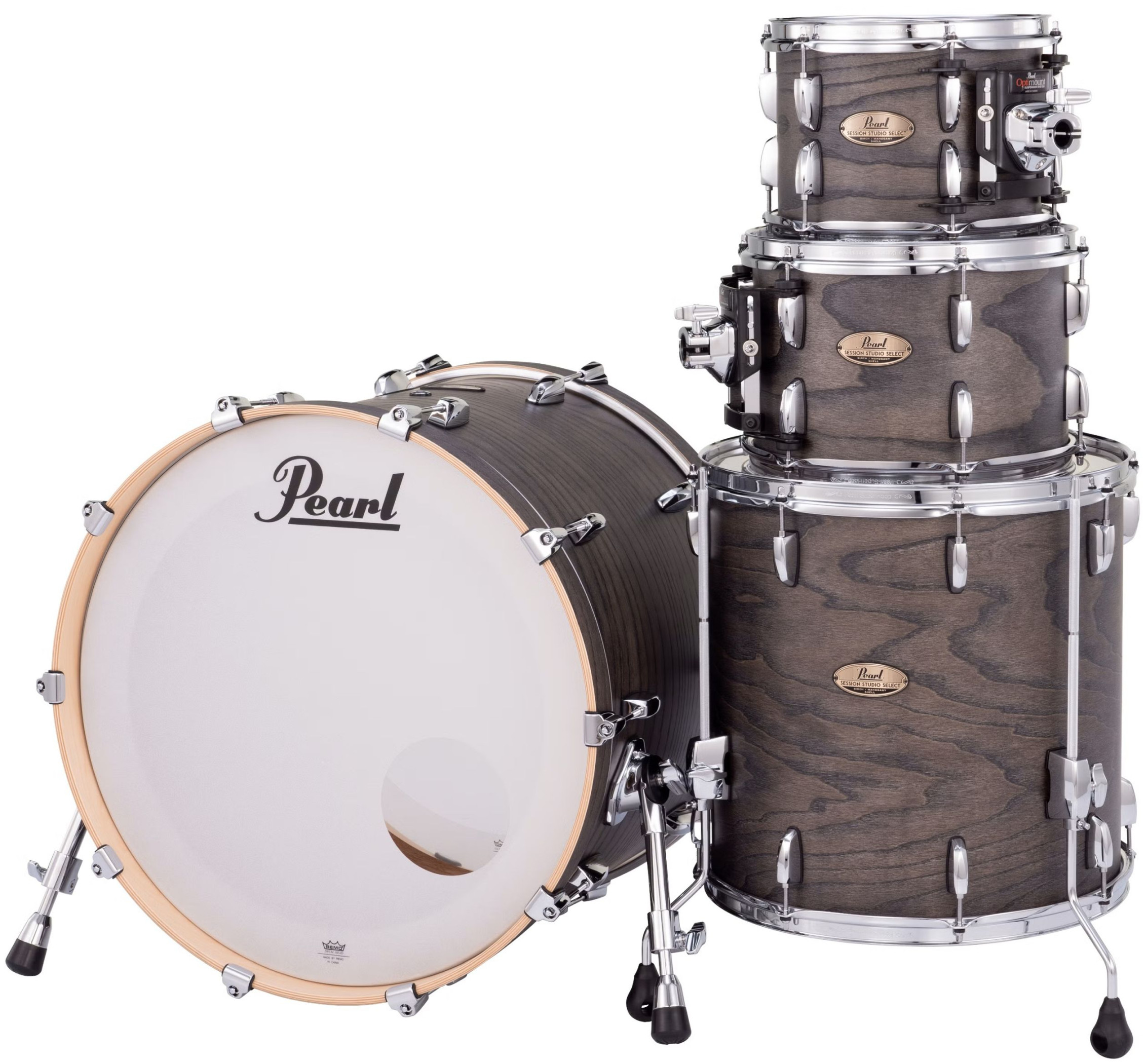 Galerijní obrázek č.1 22“; 10“, 12“; 16“ PEARL STS924XSP/C852 Session Studio Select - Black Satin Ash