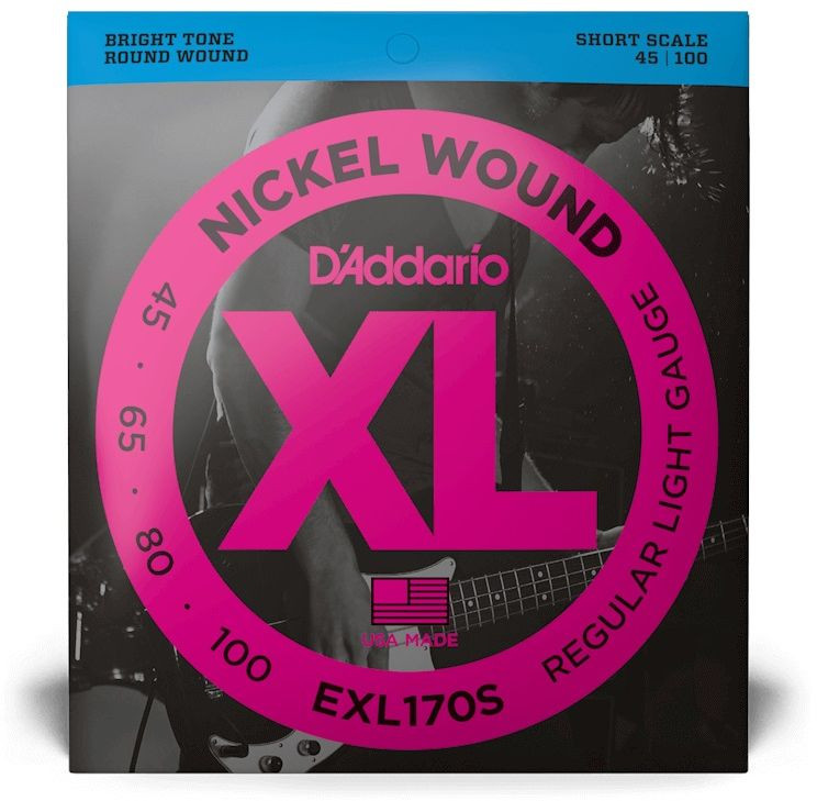 Hlavní obrázek Tvrdost .045 D'ADDARIO EXL170SL Short Scale