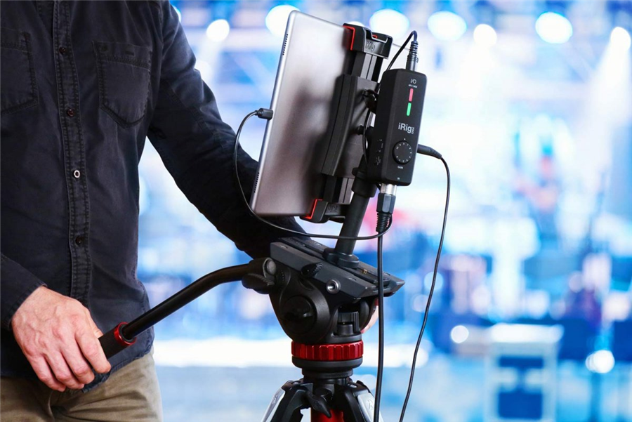 Galerijní obrázek č.10 Stojany pro laptopy, tablety, DJs, apod. IK MULTIMEDIA iKlip 3 Video