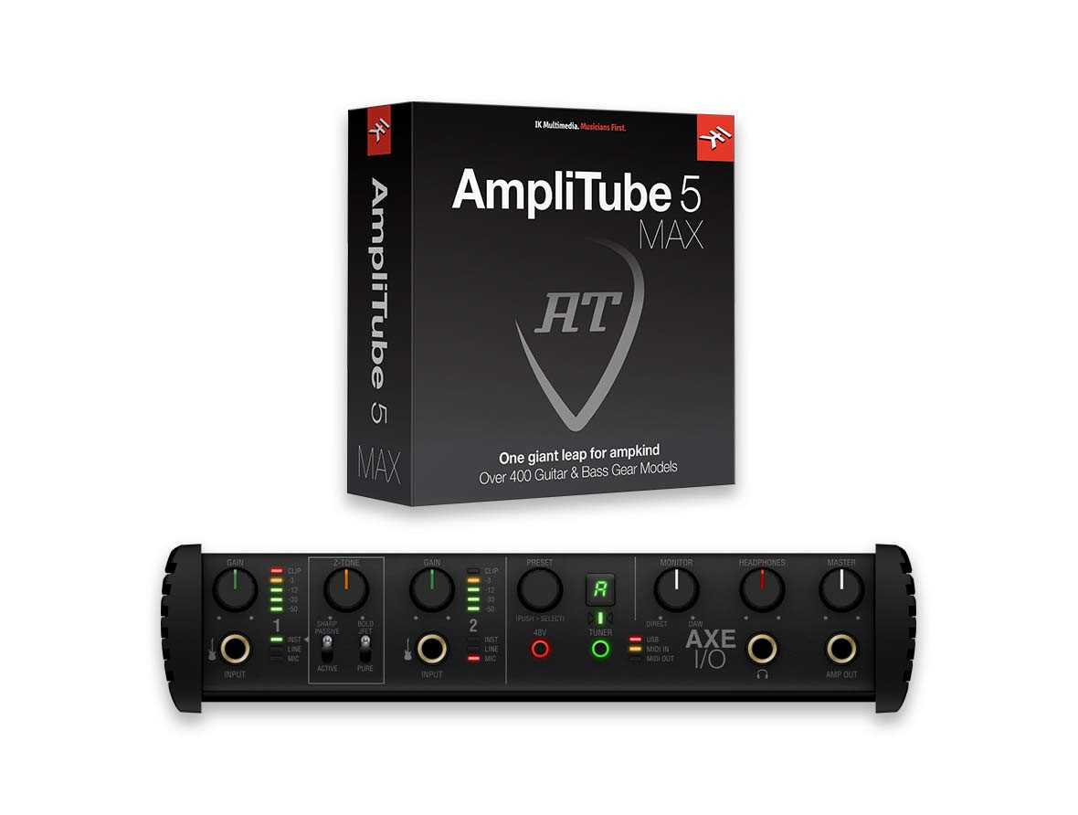 Hlavní obrázek USB zvukové karty IK MULTIMEDIA AXE I/O + AmpliTube 5 MAX + TONEX MAX Bundle