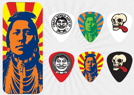 Galerijní obrázek č.1 Ostatní  DUNLOP John Van Hamersveld Indian 6 ks