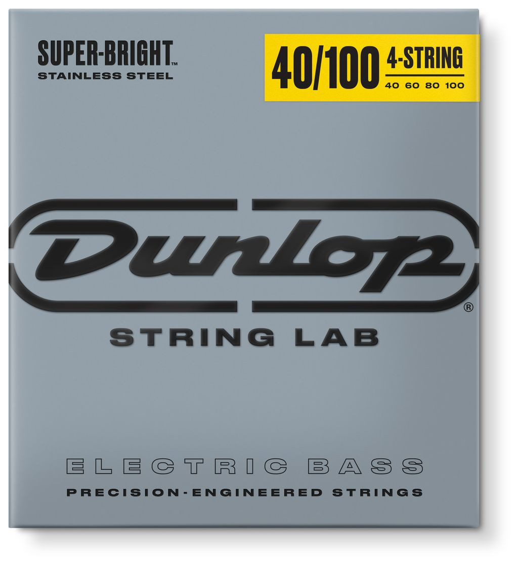 Hlavní obrázek Tvrdost .040 DUNLOP Super Bright Stainless Steel Bass Strings 40-100