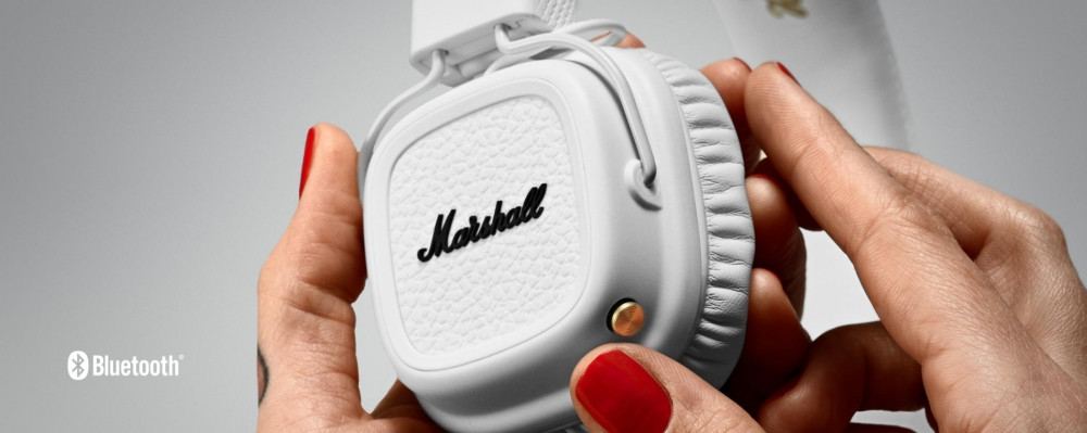 Galerijní obrázek č.2 Bezdrátová na uši MARSHALL Major-II Bluetooth (white)