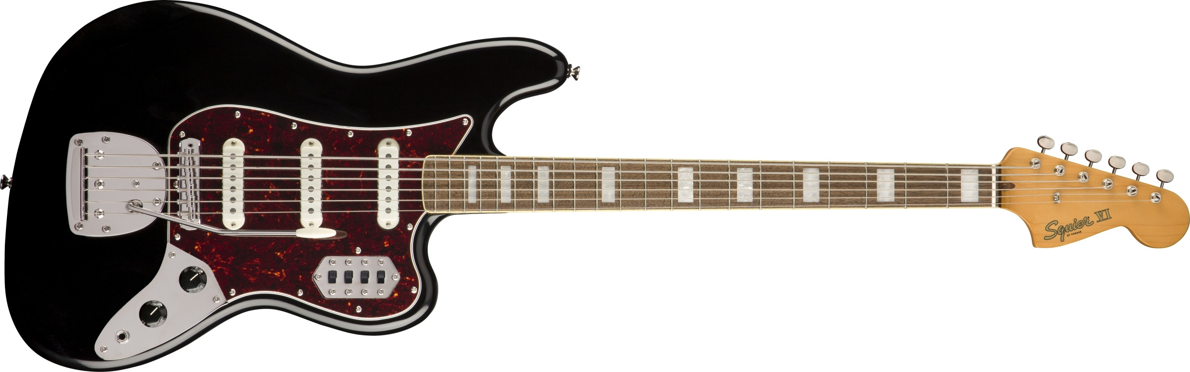 Hlavní obrázek 6 a vícestrunné FENDER SQUIER Classic Vibe Bass VI  Laurel Fingerboard - Black B-STOCK