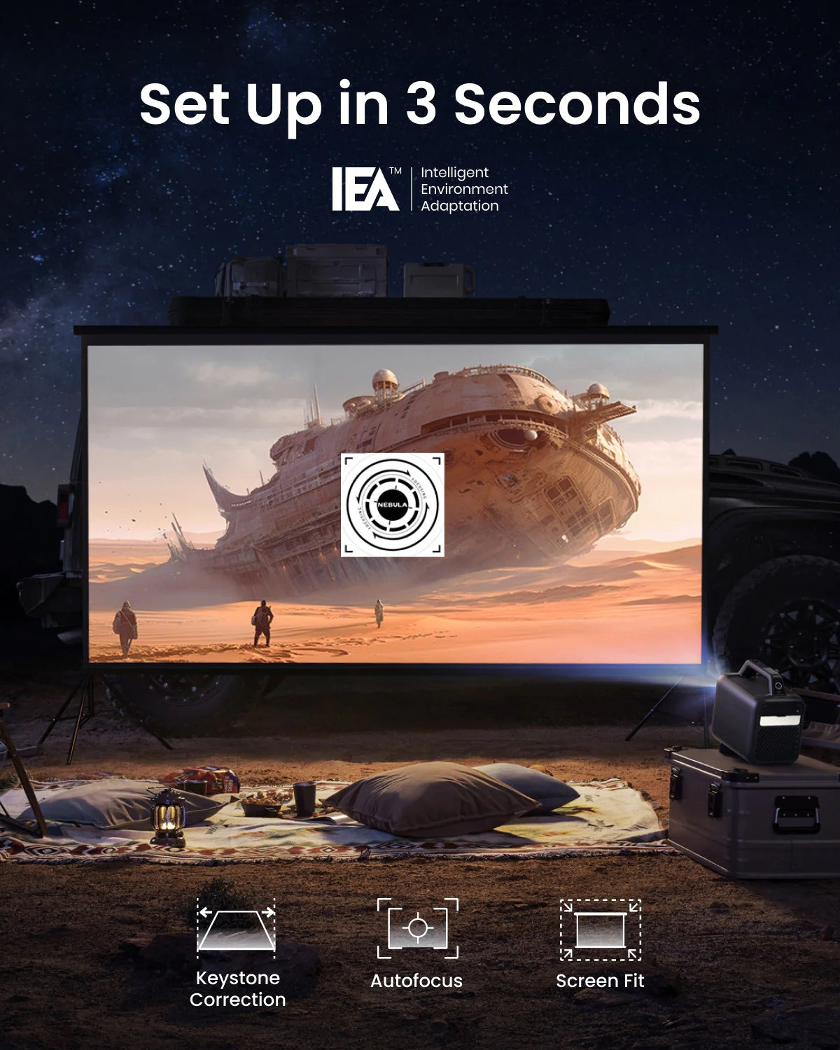 Galerijní obrázek č.5 Přenosné přehrávače a projektory ANKER Nebula Mars 3