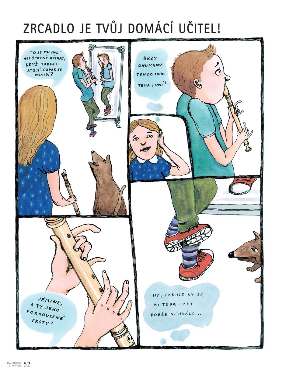 Galerijní obrázek č.7 Zpěvníky a učebnice PUBLIKACE Flautoškola 1 - Eva Kvapilová, Jan Kvapil