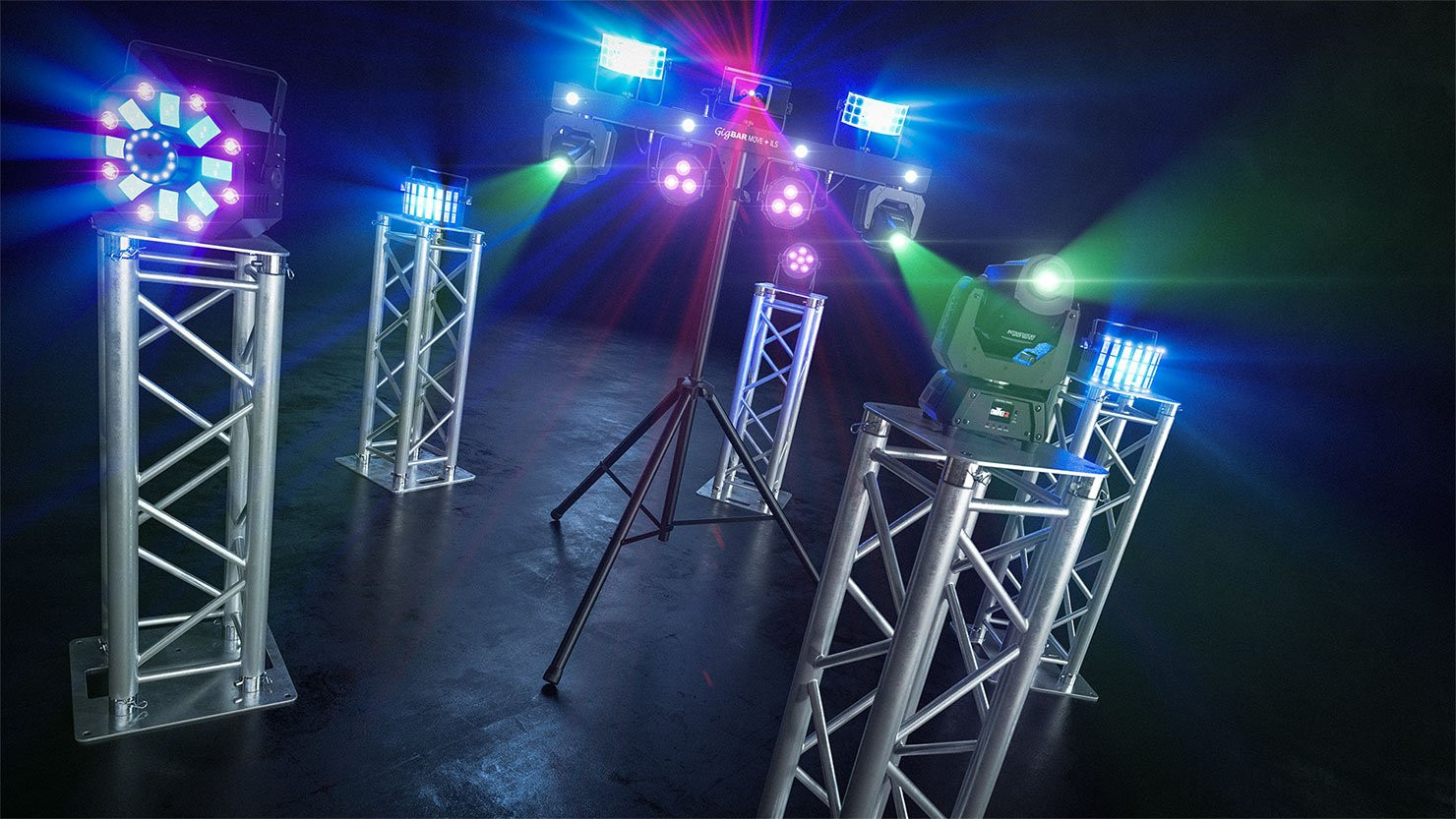 Galerijní obrázek č.6 DJ efektová světla CHAUVET DJ GigBar MOVE + ILS