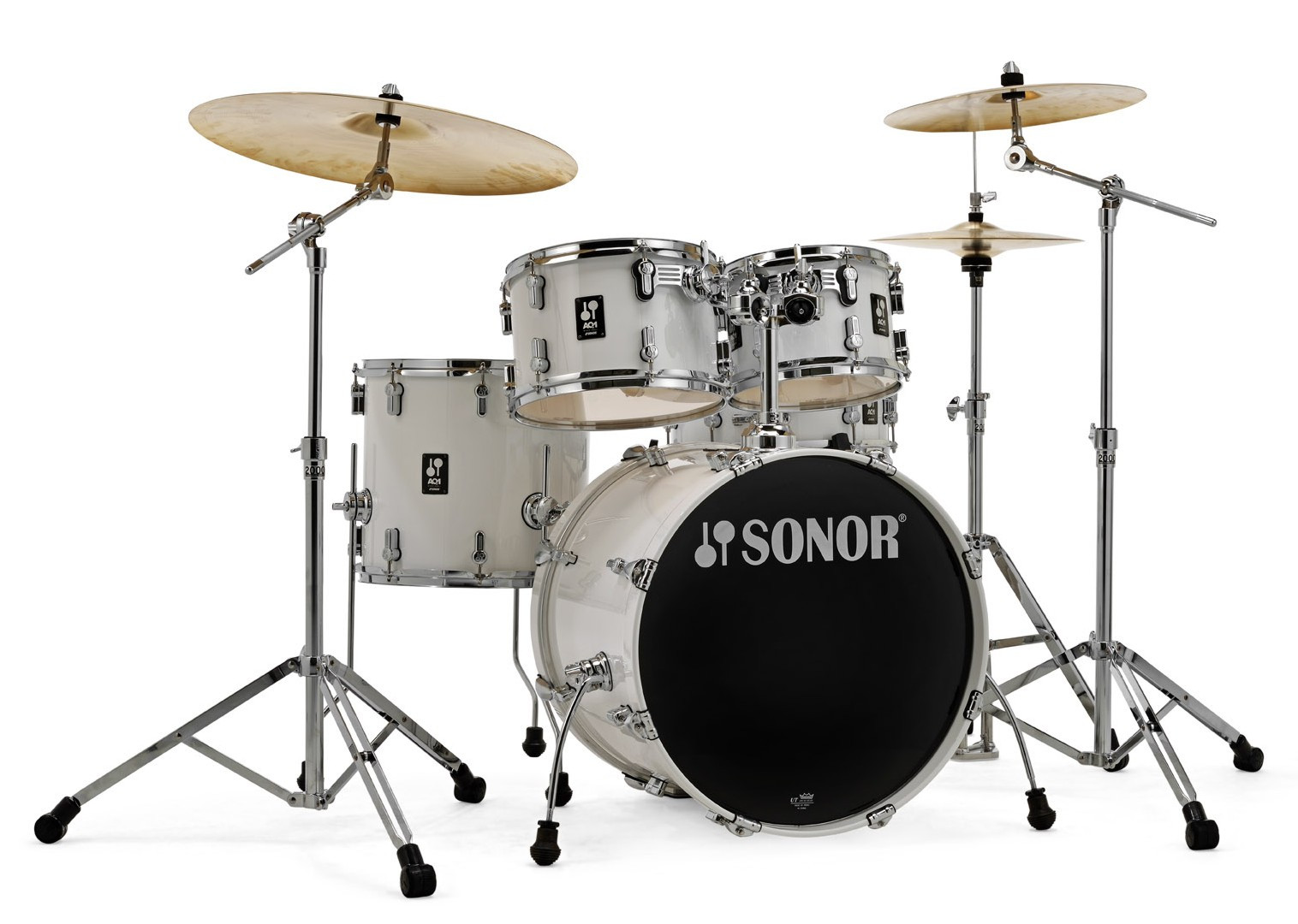 Hlavní obrázek 22“; 10“, 12“; 16“ SONOR AQ 1 STAGE  SET PW - Piano White