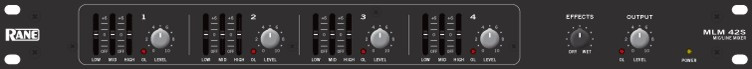 Hlavní obrázek Rackové, zónové a automatické mixážní pulty RANE MLM-42S