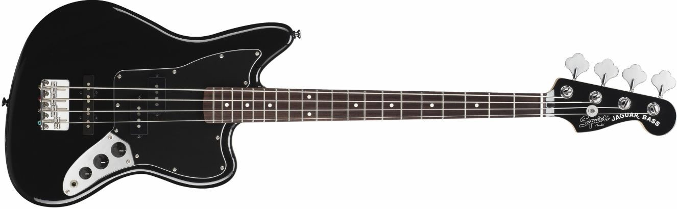 Hlavní obrázek Alternativní  FENDER SQUIER Vintage Modified Jaguar Bass Special SS Black Laurel