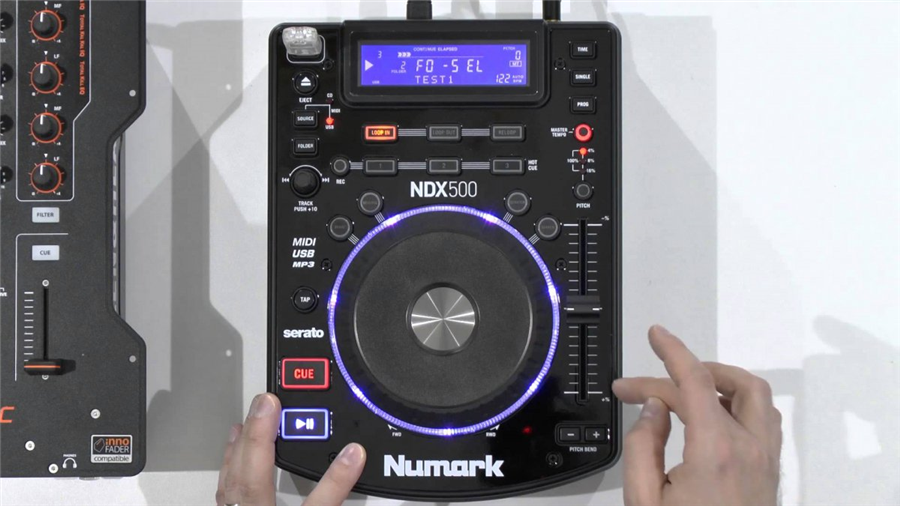 Galerijní obrázek č.3 Profesionální CD/DVD/USB/SD/MC přehrávače NUMARK NDX500