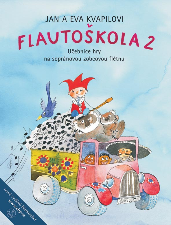 Hlavní obrázek Zpěvníky a učebnice PUBLIKACE Flautoškola 2 - Eva Kvapilová, Jan Kvapil