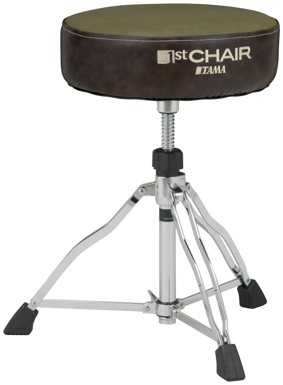 Hlavní obrázek Stoličky TAMA HT430CVKH 1st Chair Round Rider Drum Throne with Canvas Seat - Khaki/Brown