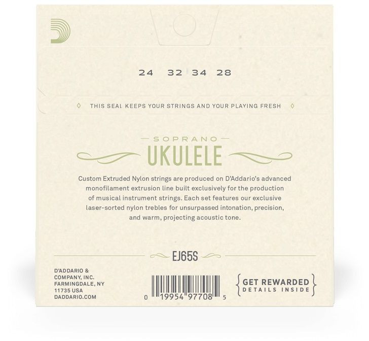 Galerijní obrázek č.1 Sopránové D'ADDARIO EJ65S