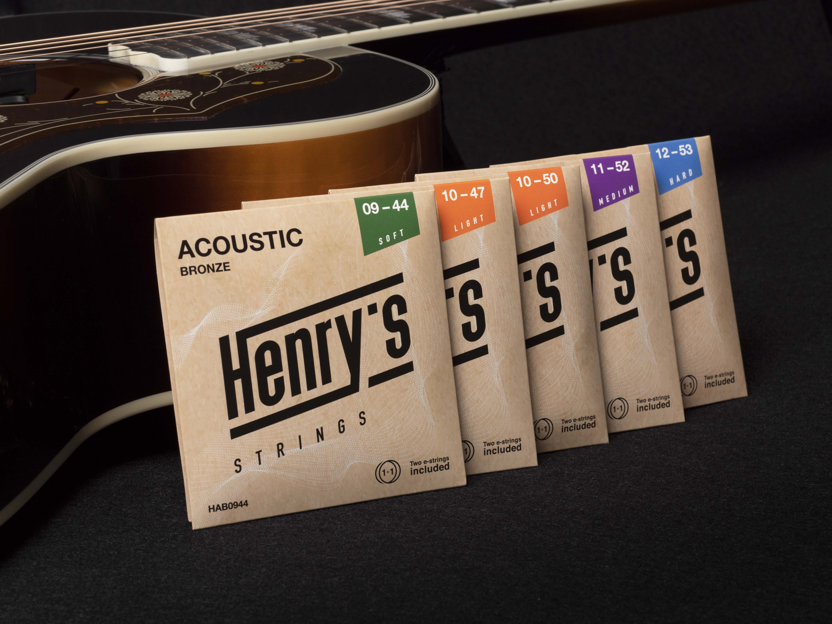 HENRY'S STRINGS HAB1152 Acoustic Bronze - 011“ - 052“