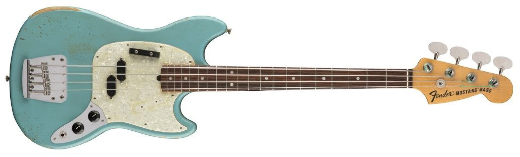 Hlavní obrázek Alternativní  FENDER Justin Meldal-Johnsen Mustang Bass Faded Daphne Blue Rosewood