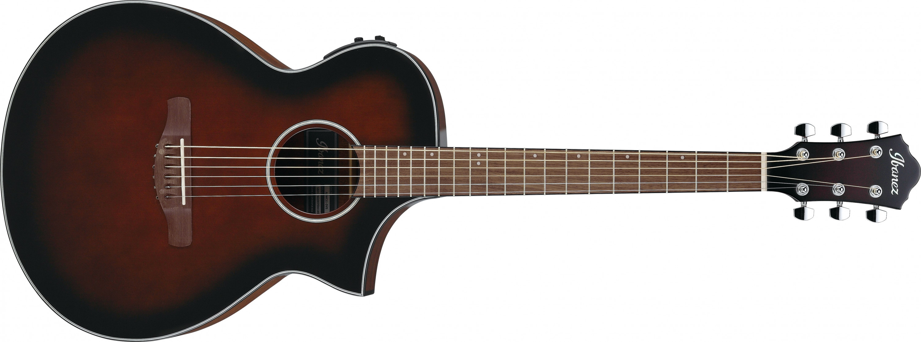 Hlavní obrázek Další tvary IBANEZ AEWC11-DVS AEWC Series - Dark Violin Sunburst High Gloss